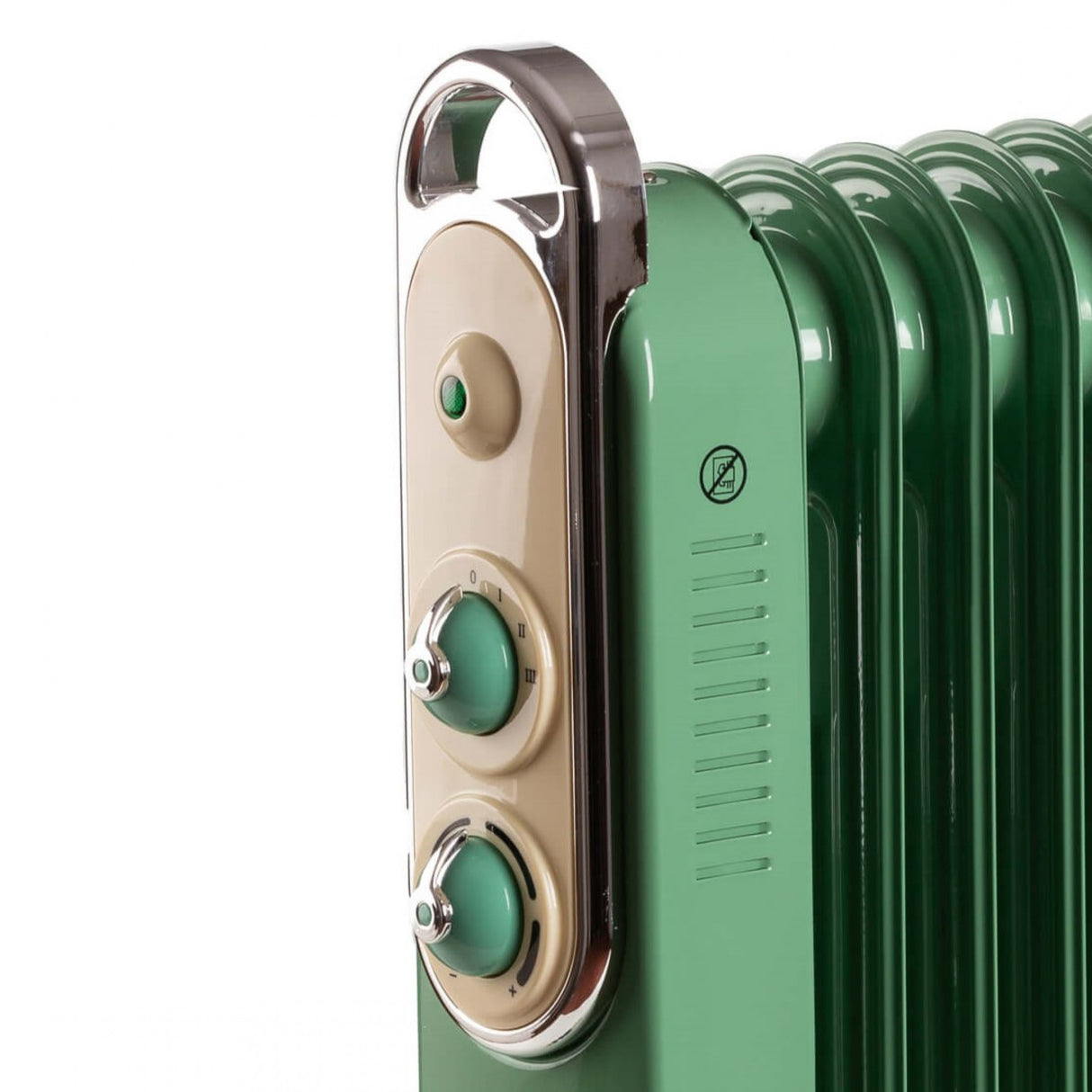 Ariete Vintage Radiatore 9 Elementi Green e Cream