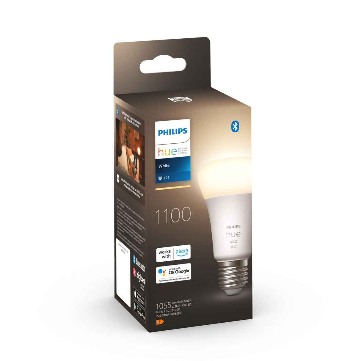Philips Hue White Lampadina Smart E27 75 W