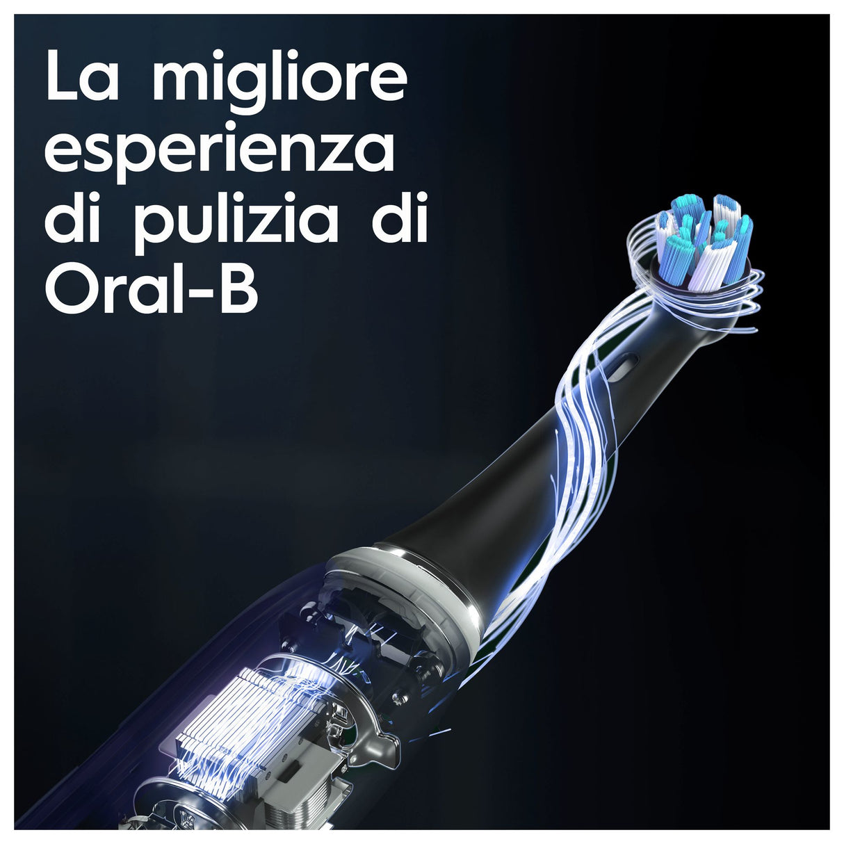 Oral-B iO Spazzolino Elettrico Ricaricabile 10 Bianco,1 Testina, 1 Custodia Da Viaggio ricaricabile, 1 Caricatore Sense