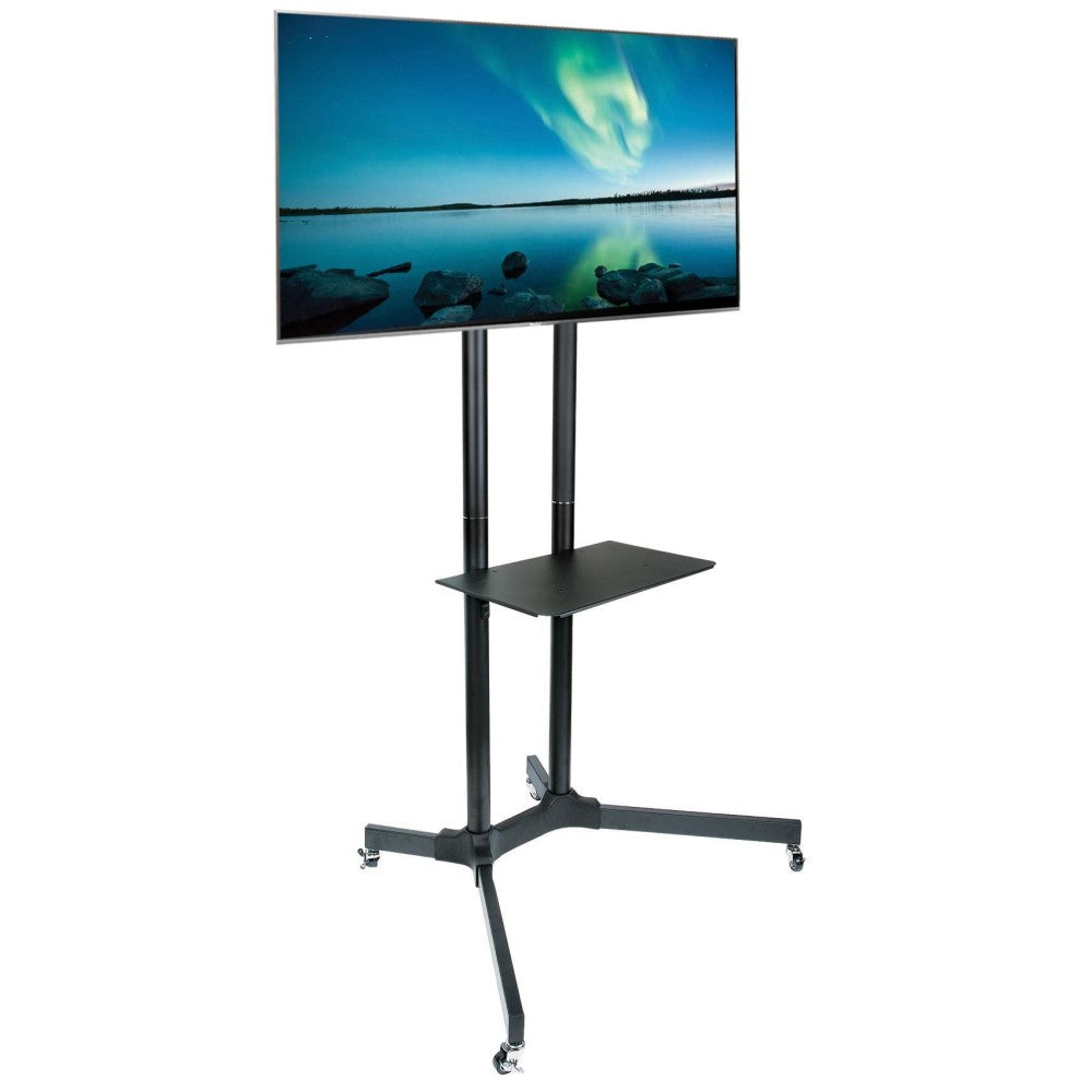 Techly Supporto a Pavimento con Mensola Trolley TV LCD/LED/Plasma 30-65" (ICA-TR6)
