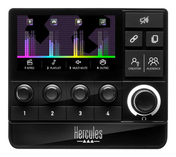 Hercules Stream 200 XLR Nero 9 pulsanti