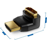 Techly Adattatore HDMI M/F 90° verso il basso (IADAP HDMI-L)