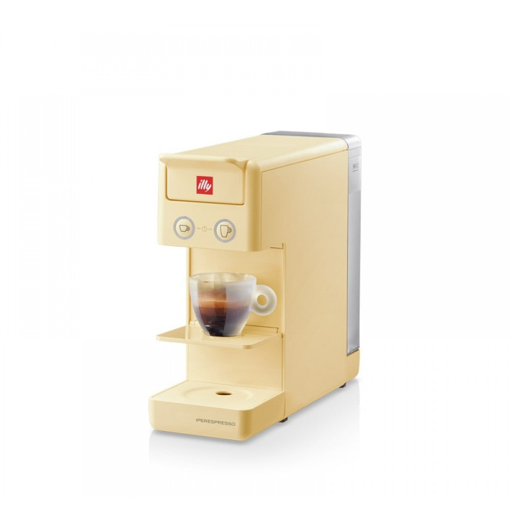 Illy Y3.3 Macchina Caffè Giallo con 14 capsule Illy incluse