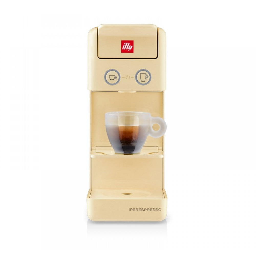 Illy Y3.3 Macchina Caffè Giallo con 14 capsule Illy incluse