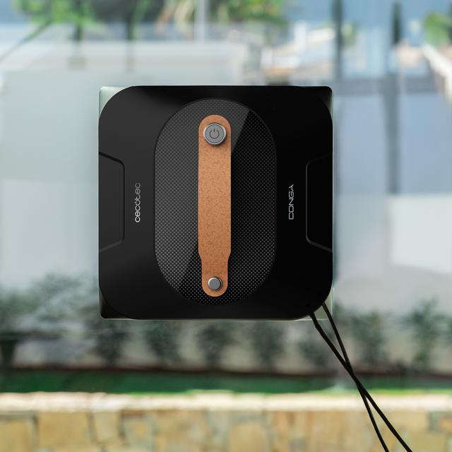 Conga Windroid 1390 Double Spray Connected Robot lavavetri 3 in 1: spruzza, pulisce e asciuga, App e telecomando, 4 spazzole