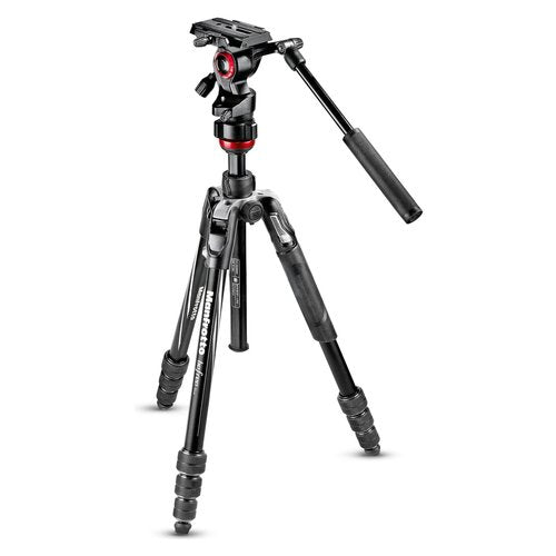 Manfrotto MVKBFRT-LIVE treppiede Fotocamere digitali/film 3 gamba/gambe Nero, Rosso, Argento