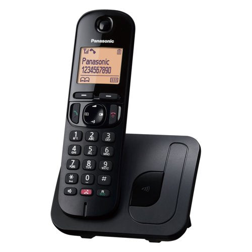 Cordless Panasonic KX TGC250JTB Dect Black Black