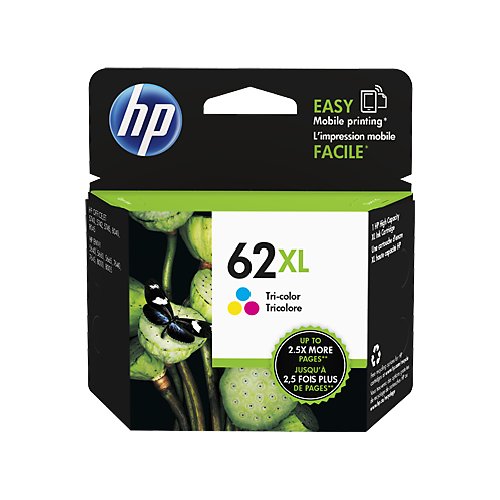 HP Cartuccia originale inchiostro tricromia ad alta capacità 62XL