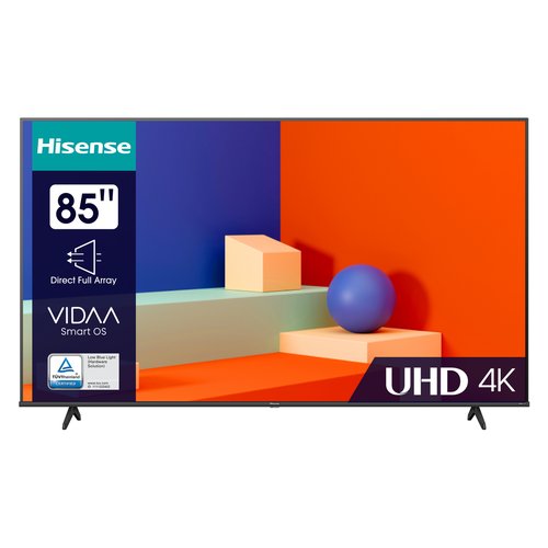 Hisense Tv 85 Pollici A6 SERIES Smart TV UHD Black 85A69K