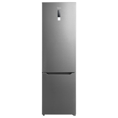 Midea MDRB489FGE02OE Frigorifero Combinato, 330 litri, Inox, libera installazione, display esterno, porte reversibili, classe E