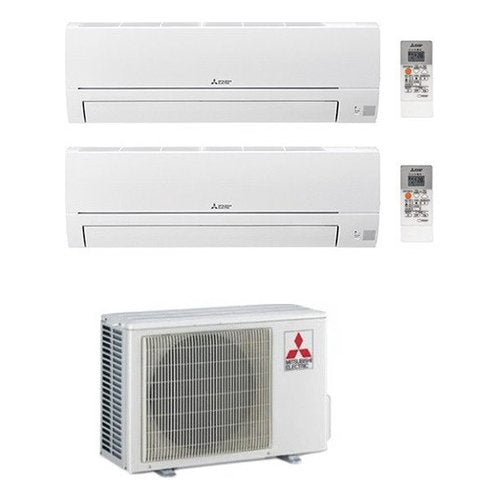 Condizionatore fisso dual Mitsubishi Msz Dw 25+25 White White