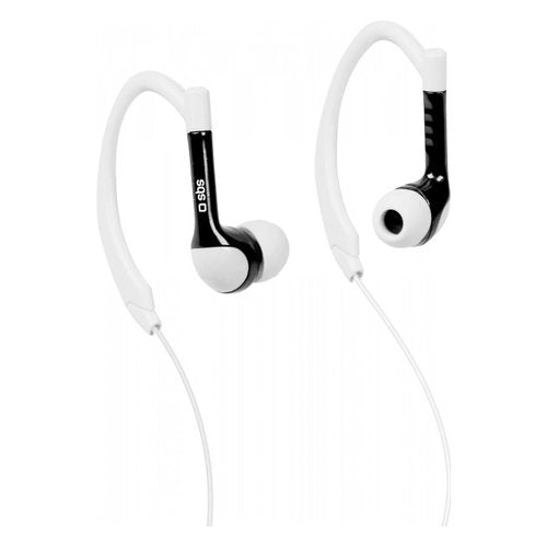 Auricolari microfono filo Sbs TESPORTINEARK Runway Nero e Bianco Nero