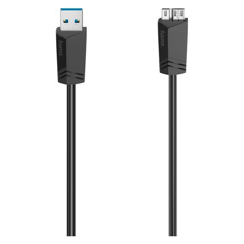 Cavo USB Hama 00200627 3.0 Black Black