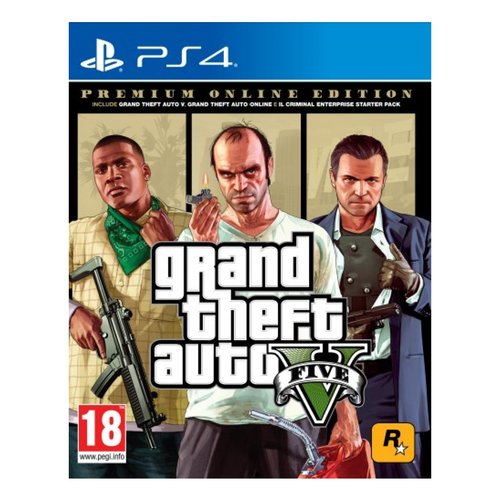 Videogioco Rockstar Games SWP40674 PLAYSTATION 4 Gta 5 Premium Online