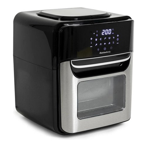 Melchioni 118340034 friggitrice Singolo 12 L Indipendente 1700 W Friggitrice ad aria calda Nero, Acciaio inox