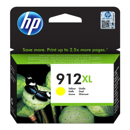 HP Cartuccia di inchiostro giallo originale 912XL ad alta capacità