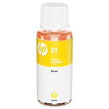HP 31 70-ml Yellow Original Ink Bottle Originale