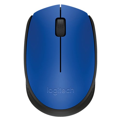 Mouse Logitech 910 004640 M SERIES M171 Wireless Nero e Blu Nero e Blu