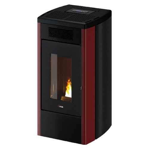 Stufa pellet Cadel 7022186 ATENA3 Plus 14 Rosso