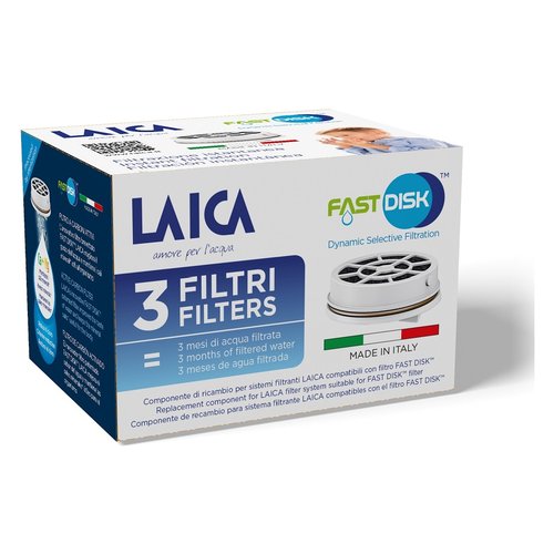 Filtri caraffa Laica FD03A Fast Disk White White