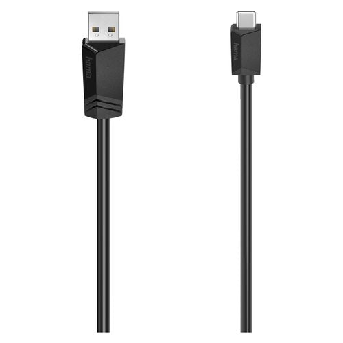 Cavo USB C Hama 00200632 2.0 Black Black