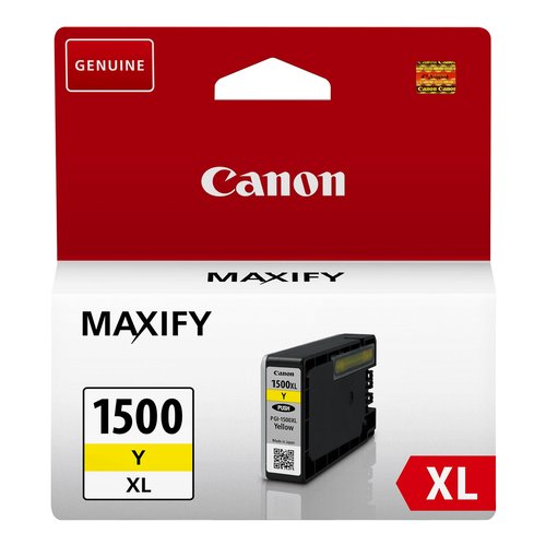 Canon Cartuccia d'inchiostro giallo a resa elevata PGI-1500XL