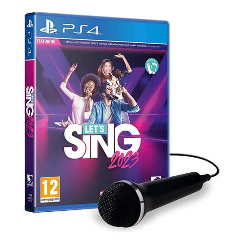 Videogioco Ravenscourt 1101015 PLAYSTATION 4 Let'S Sing 2023 con Micro