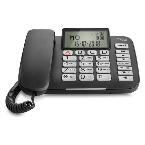 Telefono fisso Gigaset SENIOR Dl580 Nero