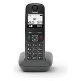 Gigaset AS490 telefono Telefono analogico/DECT Identificatore di chiamata Nero