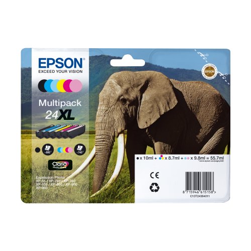 Set cartucce stampante Epson C13T24384021 Multipack T24 Xl