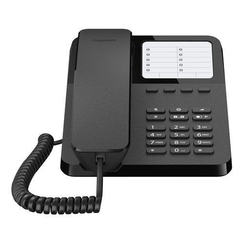 Telefono fisso Gigaset S30054 H6538 R101 DESK 400 Black