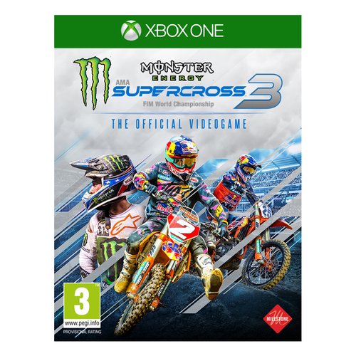 PLAION Monster Energy Supercross - The Official Videogame 3, Xbox One Standard Inglese