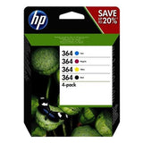 HP Confezione da 4 cartucce originali di inchiostro nero/ciano/magenta/giallo 364