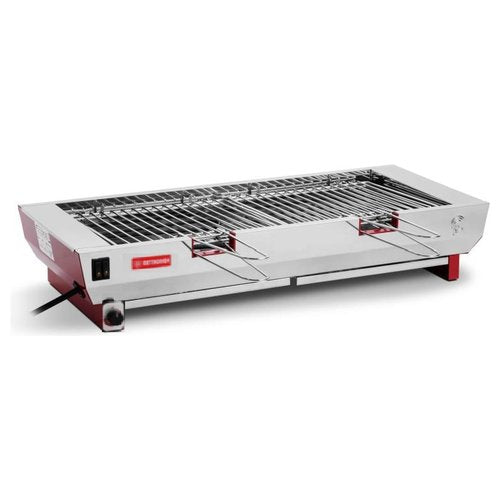 Griglia elettrica Cf B 860E Inox e Red Inox e Red