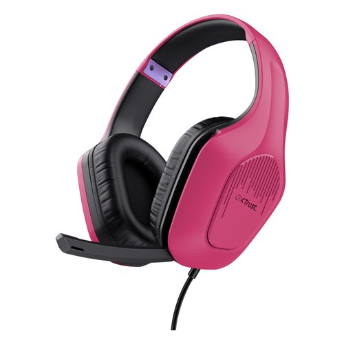 Cuffie gaming Trust 24992 GXT 415P Zirox Pink Pink