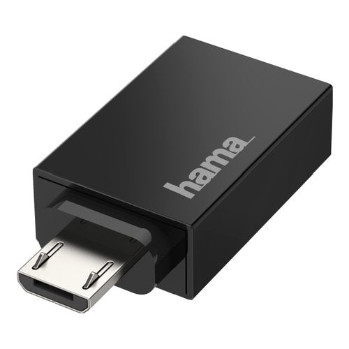 Adattatore Hama 00200307 Usb Otg Adapter Black Black