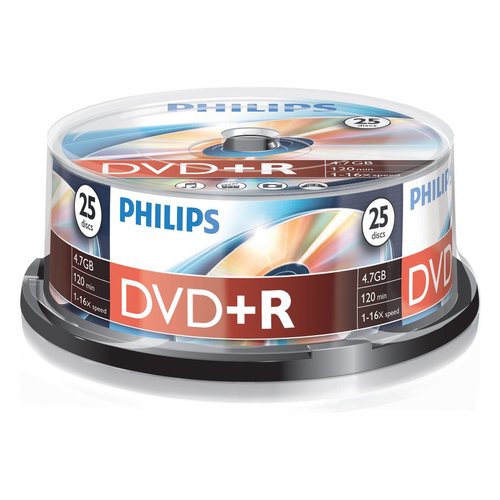 Supporti registrabili Philips DR4S6B25F 00 Spindle