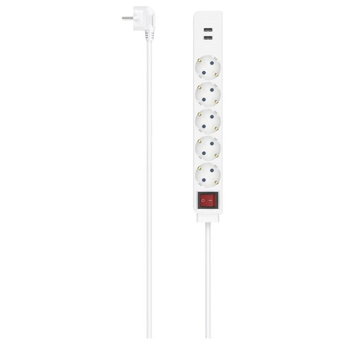 Multipresa tavolo Hama 00223183 Con Interruttore Bianco Bianco