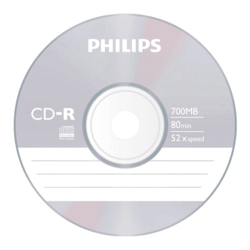 Supporti registrabili Philips CR7D5NJ10 00 52X