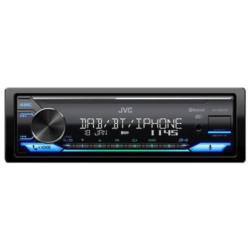 Autoradio Jvc KD X482DBT Works with Alexa Black Black