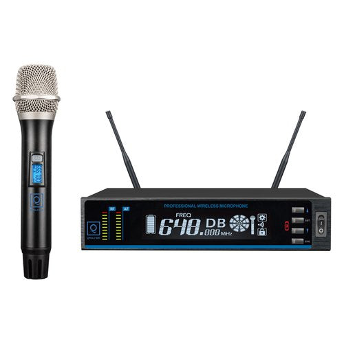 Kit microfono Oqan 625812 QWM 1 SH1 Black e Silver Black e Silver