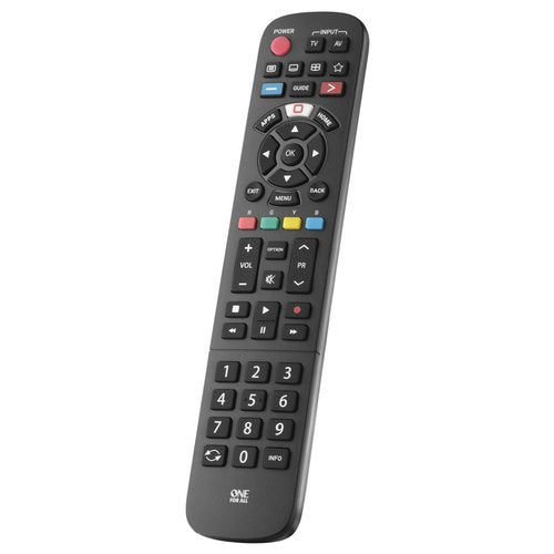 Telecomando tv Oneforall URC4914 Sostitutivo per Tv Panasonic Black