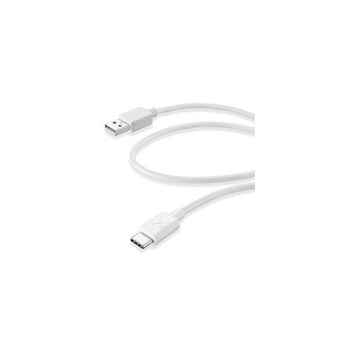 Cavo USB C Cellular Line USBDATACUSBCTABW POWER CABLE Data White White