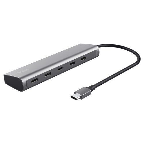 HUB Trust 25136 HALYX USB C Gray Gray