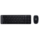 Logitech MK220 Combo Tastiera e Mouse Wireless Compatti per Windows, 2,4 GHz Wireless con Ricevitore USB Unifying, Durata Batteria di 24 Mesi, Compatibile con PC, Laptop
