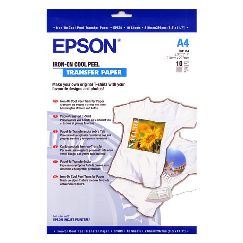 Carta transfert Epson C13S041154 Iron On Cool Peel