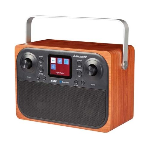 Radio Majestic 119197 Rt 197 Dab Legno e Nero