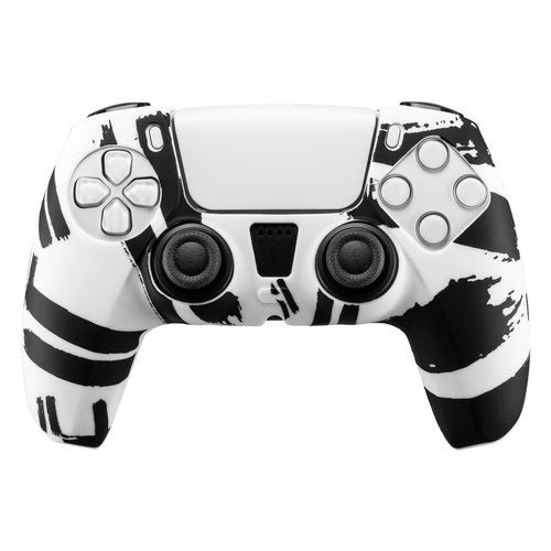 Cover gamepad Qubick ACP50029 PLAYSTATION 5 Black & White Bianco e Ner