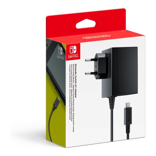 Caricabatterie Nintendo 2510666 SWITCH Ac Adapter Black Black