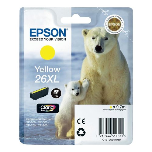 Cartuccia stampante Epson C13T26344020 CLARIA T26 Xl